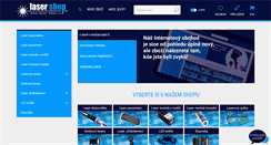 Desktop Screenshot of laser-shop.cz