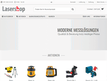 Tablet Screenshot of laser-shop.com